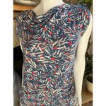 Royal Robbins  Floral Blue White Modal Blend Midi Dress Women's Size Small Photo 1