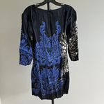 Just Cavalli NWOT  Swan Print Mini Dress Silk Womens Size 38 Photo 4