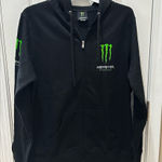 MONSTER zip up hoodie jacket unleash the beast size XL black Photo 0