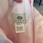 Aspeed Vintage Y2K Pink Organza Prom Dress Tube Top Maxi Skirt Scarf Diamante Detail XS Photo 4