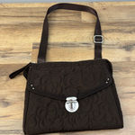 Vera Bradley Quilted Crossbody Bag Purse Espresso Dark Brown Photo 0