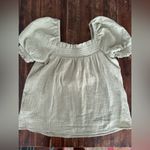 J.Crew Squareneck puff-sleeve soft gauze top Photo 2