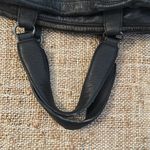 BCBGMAXAZRIA Black textured leather satchel purse bag Photo 3