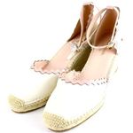 Kate Spade Nwt adorable cream canvas espadrilles wedges Photo 0