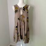 Free People  light purple floral tie-front mini dress size S Photo 2
