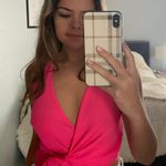 Lush Clothing Lush Pink Wrap Around Shirt!  Photo 0