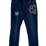 South Pole Jeans Juniors 13 Dark Wash Heart Embroidered Mid Rise Y2K Vintage Blue Size undefined Photo 0