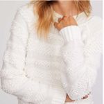 Lou & grey Lou & Gray White Snowbird Chunky Knit Sweater Photo 1
