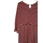 JODIFL  Women's Dress Flowy Ruffle Midi Striped Long Bell Sleeve‎ Stretch Medium Photo 8