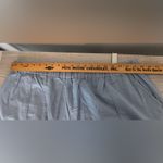 Tamsy Cotton Wide Leg Cropped Pants Light Blue Relaxed Pull On Comfy NWT 1X Photo 4