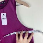 EXPRESS NEW  Satin Crew Neck Tank Size Large Berry Photo 5