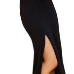 Dress the Population  Iris Gown – Black Plunging Maxi Dress Size XXL NWT Photo 0