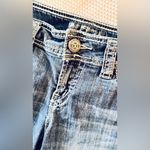 Silver Jeans  Suki Flap Short Denim Blue Jean Shorts Photo 8