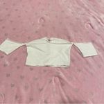 Emma & Sam  white crop top size medium Photo 1