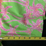 Lilly Pulitzer  size‎ 2 green with pink palm trees shorts-B12 Photo 7