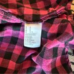 American Eagle  Outfitters Pink and Black Checkered Shirt Flannel Medium Photo 4