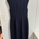 Ann Taylor Elegant Navy Blue Sleeveless  Dress NWT 6 Photo 1