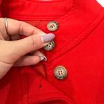 Vintage 90s Kors MIchael Kors Cherry Red Wool Button Front Collared Jacket sz 10 Photo 8