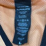 Alphalete EXP Tech Windbreaker Pullover Quarter Zip Hooded Jacket Peach Large Photo 6