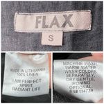 Flax Black Linen Midi Dress  Small Photo 2