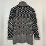 Chiaramente Wool Blend Sweater Coat Made in Italy Black Size M Photo 3