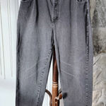 Lee Vintage 90s  Black High Waisted Tapered Denim Jeans Photo 0