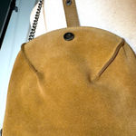 Lucky Brand  Tan suede Crossbody Bag with Saddle Style Photo 5