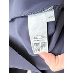 Chiara Boni  Long Sleeve Square Neck Bodycon Midi Dress Navy Blue Women's 42 / 6 Photo 4