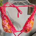 Pink Ruffle Floral Bikini Top Size undefined Photo 1
