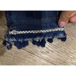 ZARA Basic Denim Women’s 6 Tassel Ankle Photo 3