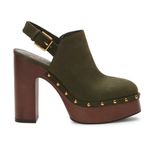 Vince Camuto New! Ithernda Slingback Suede Clog in Olive Green Sz 9.5 $170 Photo 9