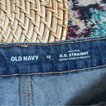 Old Navy  High Rise OG Straight Cuffed Jean Shorts Size 12 Womens Blue Photo 2