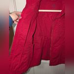 prAna  Mayve Cotton Blend Jacket Women's Medium Red Photo 3