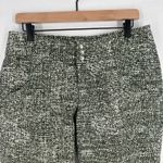 Jofit Pant Womens 6 Green White Speckled Print Stretch Tapered Leg Performance Photo 1