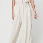 Wilfred Aritzia  cream striped ruffle Fleurette Jumpsuit xxs Photo 0
