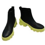 Sorel NWOT,  Brex Waterproof Chelsea Boot, Black/Green, Sz 8 Photo 1
