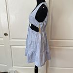 Derek Heart NWT BLUE CUT OUT TIERED SUMMER DRESS Photo 3