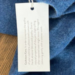 J. McLaughlin  Kitt Sweater XS‎ NWT $268 100% Cashmere Long Sleeve Cowl Neck Blue Photo 5