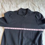 ME+EM Polo Collar Maxi Dress Long Sleeve Zip Black 12 Photo 4