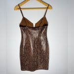 ASTR the label Come Slither Sleeveless Faux Animal Mini Dress | S Photo 2