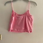 PacSun NWT Pacific Sunwear pink logo crop tank size XL 98 % cotton Photo 2