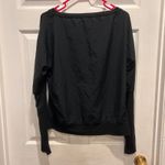 Nike ‎ Dri-FIT Long Sleeve Top Black Loose Fit Womens Size L Photo 2