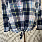Equipment  Daddy‎ Groundwork Plaid Tie Front Shirt Photo 5