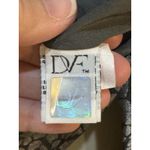 Diane Von Furstenberg  DVF Angie Nightfall Silver Metallic Moto Jacket Sz 2 snake Photo 6