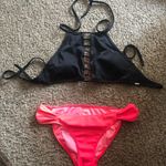 PINK - Victoria's Secret Victoria Secret Bikini Set Pink/Black Photo 0