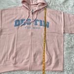 NWT Pacific & Co. Women’s full zip hoodie Destin Florida Heather soft pink XXL Photo 7