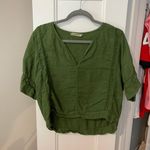 ZARA Green Top Photo 1