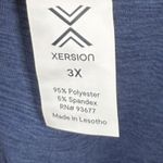 Xersion  Tank Top Women's 3X High Neck Blue Athletic Activewear Quick-Dri NEW Photo 2