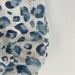 iLinen Lifestyle 100% European‎ Linen Leopard Print Sleeveless Dress Pockets White Size XS Photo 10