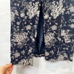 Liz Claiborne Vintage 100% Silk Black Floral Maxi Dress Size 4 Women Photo 6